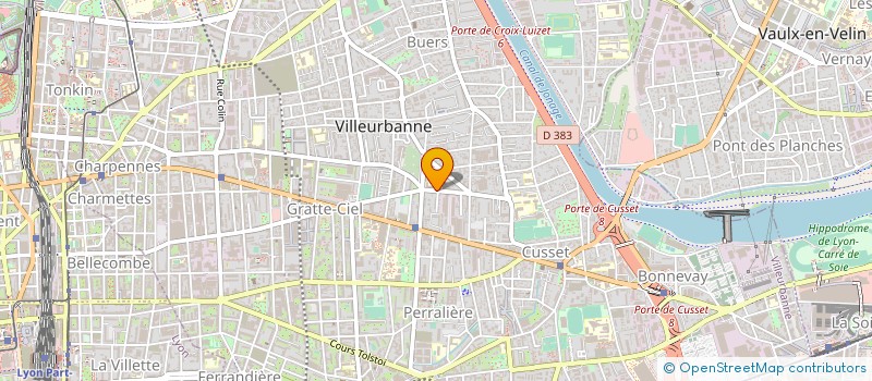 localisation de l'entreprise SOC TELEPHONIE TELESURVEIL PROTECT ELECT à VILLEURBANNE