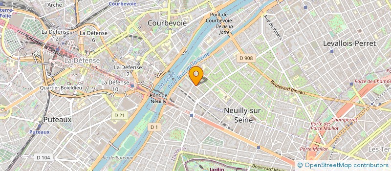 localisation de l'entreprise SOC TELEXTEL SARL à NEUILLY SUR SEINE