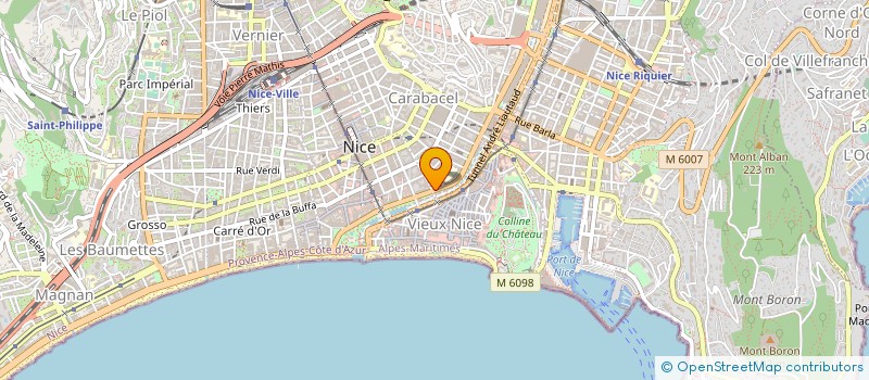 localisation de l'entreprise SOC TEMPS REEL INTERMEDIATOIN NICE à NICE