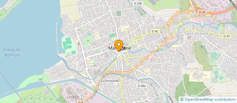 localisation de l'entreprise SOC TERRASSEM TRAVAUX PUBLICS ASSAINISSE  MARIGNANE