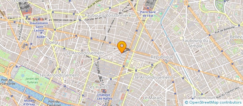 localisation de l'entreprise SOC TEXTILE DU 275 R SAINT DENIS à PARIS
