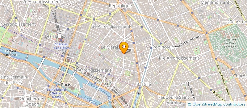 localisation de l'entreprise SOC TH 2  PARIS