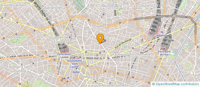 localisation de l'entreprise SOC THEATRE SAINT GEORGES  PARIS