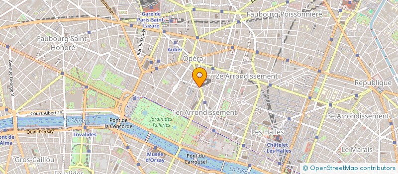 localisation de l'entreprise SOC THERMALE DES EAUX ST CHRISTAU à PARIS