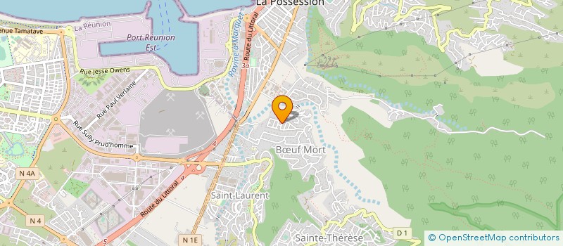 localisation de l'entreprise SOC THIANCOURT OLIVIER BAT TRAV PUBL à LA POSSESSION