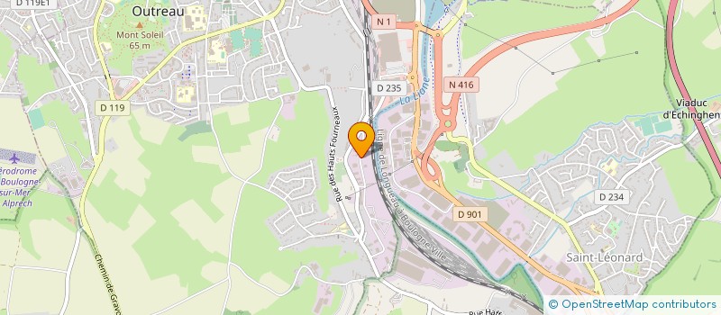 localisation de l'entreprise SOC THIERRY BLED à OUTREAU