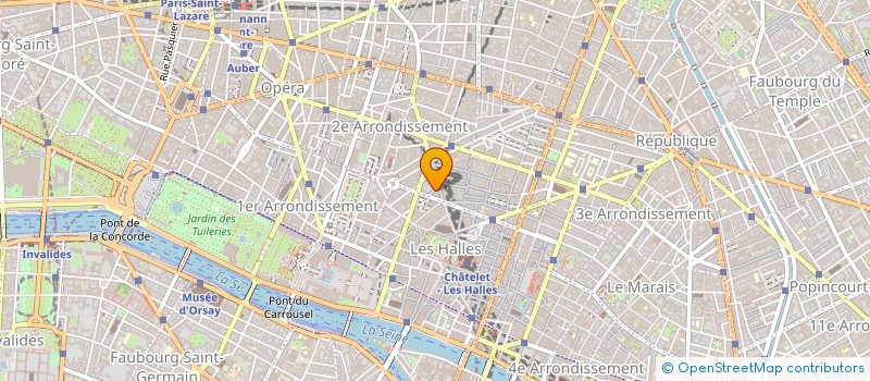localisation de l'entreprise SOC TIM à PARIS