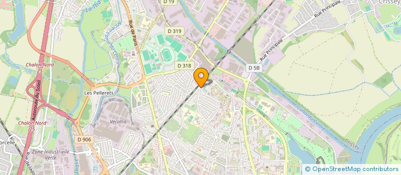 localisation de l'entreprise SOC TIR ET EDUCATION PHYSIQUE à CHALON-SUR-SAONE