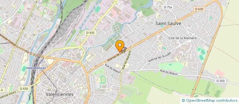 localisation de l'entreprise SOC TNBV INDUSTRIE à VALENCIENNES