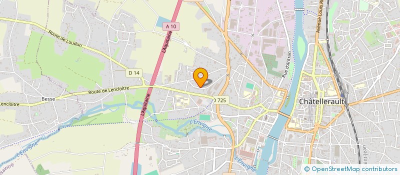 localisation de l'entreprise SOC TOLER ASPIR VENTI INDUSTRI CHAUFFAGE à CHATELLERAULT