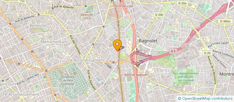 localisation de l'entreprise SOC TOROSCOPE à PARIS