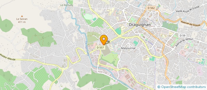 localisation de l'entreprise SOC TOULONNAISE EXPLOIT LIBRE SERVICE à DRAGUIGNAN