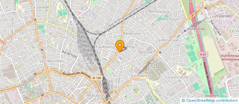 localisation de l'entreprise SOC TOULOUSAINE PROD AGRICOLES à TOULOUSE