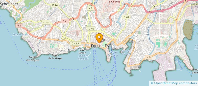 localisation de l'entreprise SOC TOURIST DE TRANSPORTS ET VOYAGES à FORT-DE-FRANCE