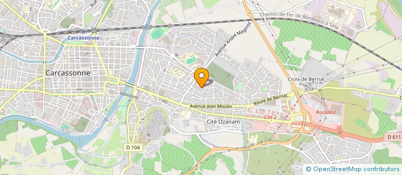 localisation de l'entreprise SOC TOUS TRAVAUX DU BATIMENT à CARCASSONNE