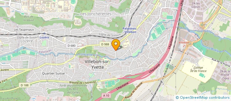 localisation de l'entreprise SOC TRAIT MECAN MATERIAUX  PALAISEAU