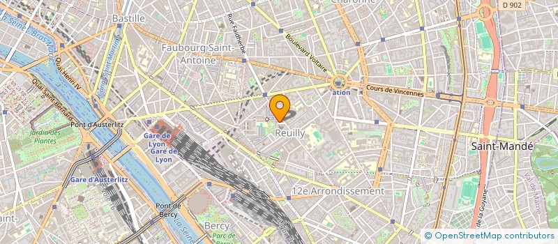 localisation de l'entreprise SOC TRAITEMENT AFFAIRES ET FINANCEMENT à PARIS