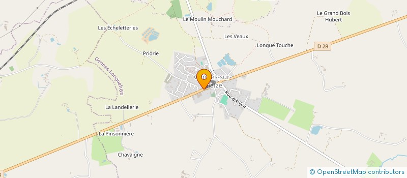 localisation de l'entreprise SOC TRAITEMENT ET D AFFINAGE DES EAUX à GENNES-LONGUEFUYE