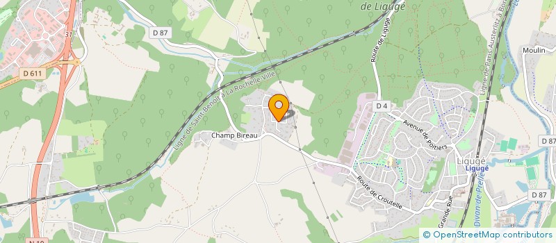 localisation de l'entreprise SOC TRAITEMENT INFORMATION DANS CENTRE  LIGUGE