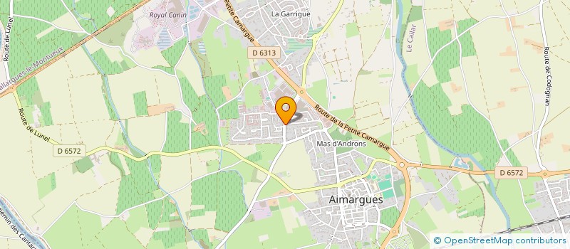 localisation de l'entreprise SOC TRANS AFFRETEMENTS MERIDIONALE à AIMARGUES