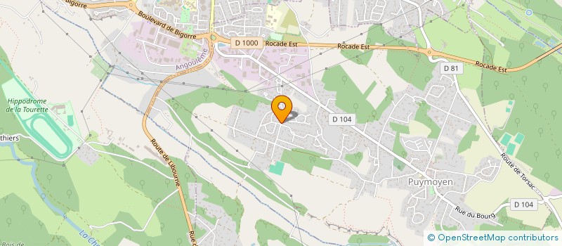 localisation de l'entreprise SOC TRANS TRAVAUX PRIVES ET PUBLICS à PUYMOYEN