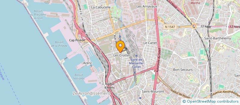 localisation de l'entreprise SOC TRANSCOLIS EXPRESS à MARSEILLE