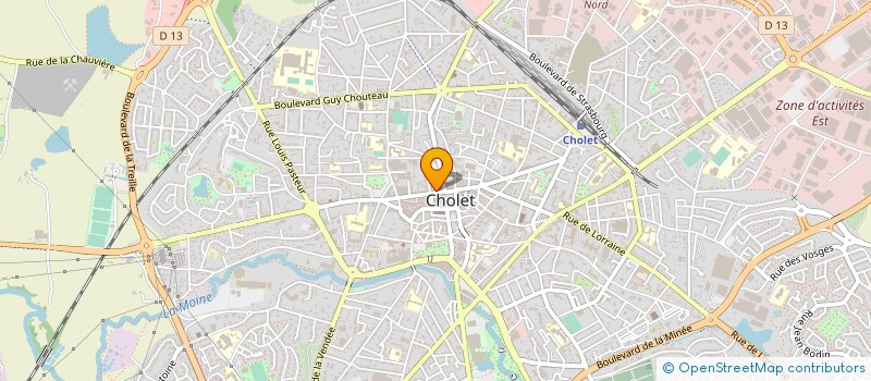 localisation de l'entreprise SOC TRANSFERT AIDE REALISAT (S.T.A.R.) à CHOLET