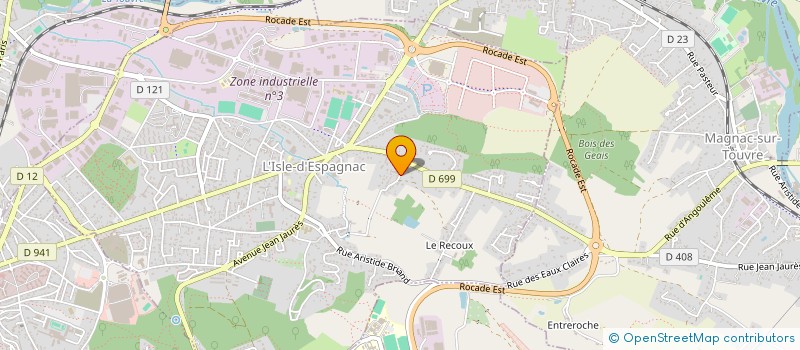 localisation de l'entreprise SOC TRANSFO ET REPARAT AUTO à L'ISLE-D'ESPAGNAC
