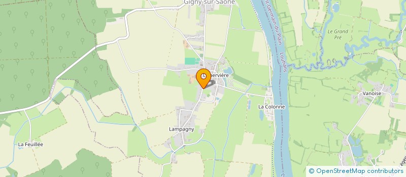 localisation de l'entreprise SOC TRANSFORMATION COMMERCIALISAT BOIS à GIGNY-SUR-SAONE