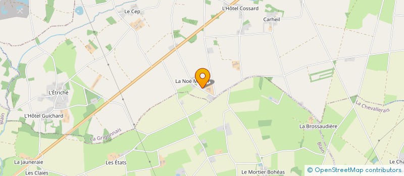 localisation de l'entreprise SOC TRANSFORMATION EXPLOITATION FORESTIE à LA GRIGONNAIS