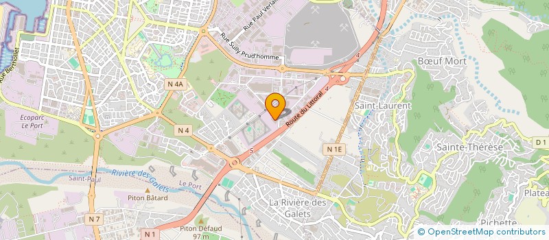 localisation de l'entreprise SOC TRANSFORMATION METALLIQUE DE BOURBON  LE PORT