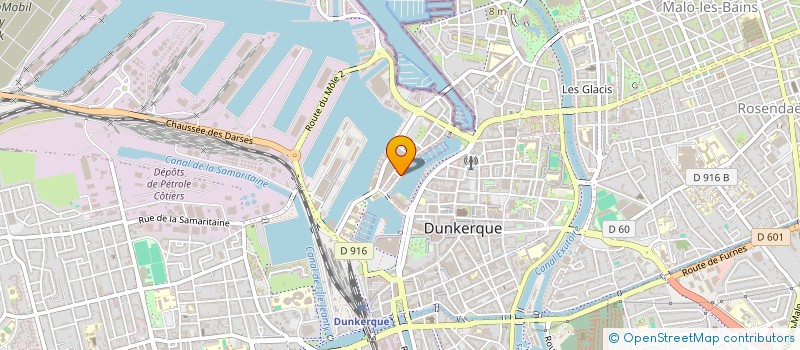 localisation de l'entreprise SOC TRANSIT ET TRANSPORTS INTERNATIONAUX à DUNKERQUE