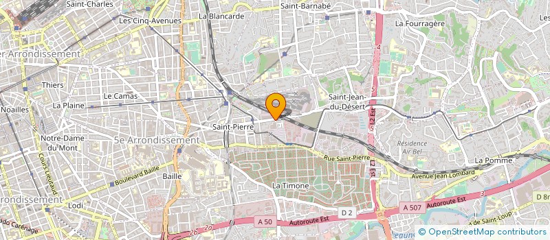 localisation de l'entreprise SOC TRANSP EXPRESS MIDI DE FRANCE à MARSEILLE