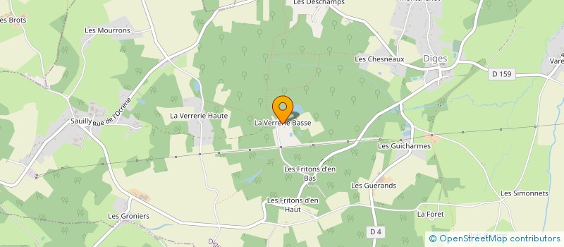 localisation de l'entreprise SOC TRANSP TRAVAUX PUBLICS VALLEE OUANNE  DIGES