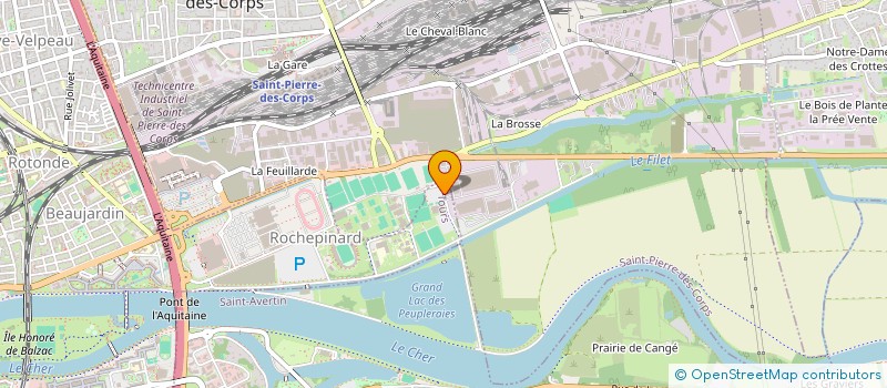 localisation de l'entreprise SOC TRANSPORT DISTRIBUTION TOURAINE  TOURS