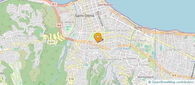 localisation de l'entreprise SOC TRANSPORT ET TERRASSEMENT SAMINADIN à SAINT-DENIS