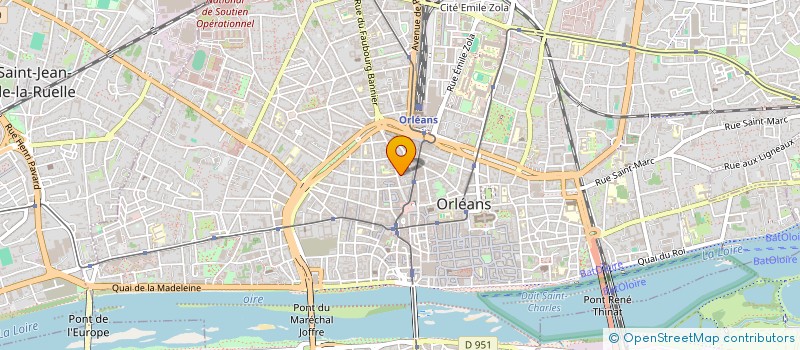 localisation de l'entreprise SOC TRANSPORT MATERIAUX S WILK à ORLEANS