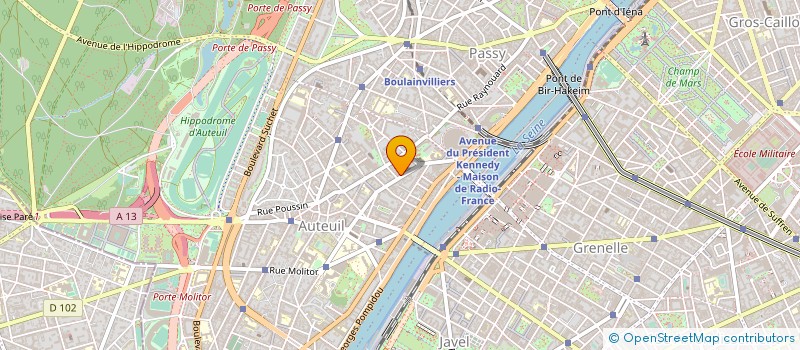 localisation de l'entreprise SOC TRANSPORTS AERIENS INTERNA REGIONAUX à PARIS