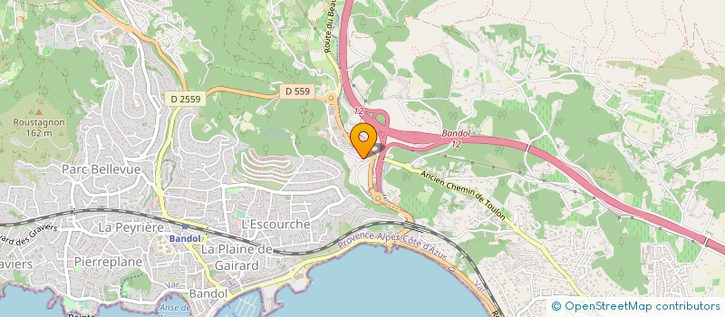 localisation de l'entreprise SOC TRANSPORTS AGREGAT BETON à BANDOL