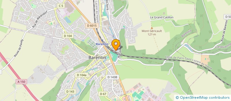 localisation de l'entreprise SOC TRANSPORTS BEAUDELIN à BARENTIN