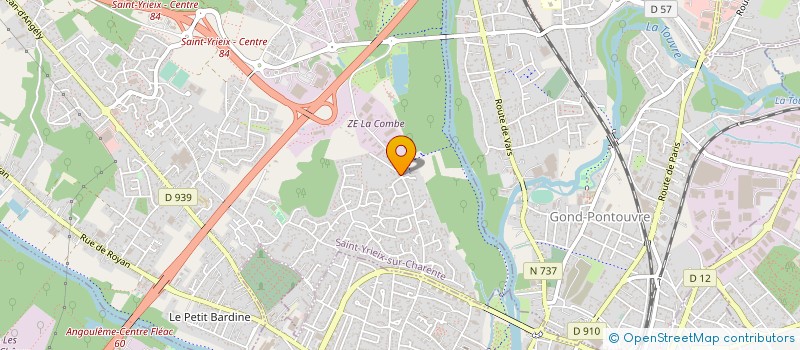 localisation de l'entreprise SOC TRANSPORTS BOUSIQUE à SAINT-YRIEIX-SUR-CHARENTE
