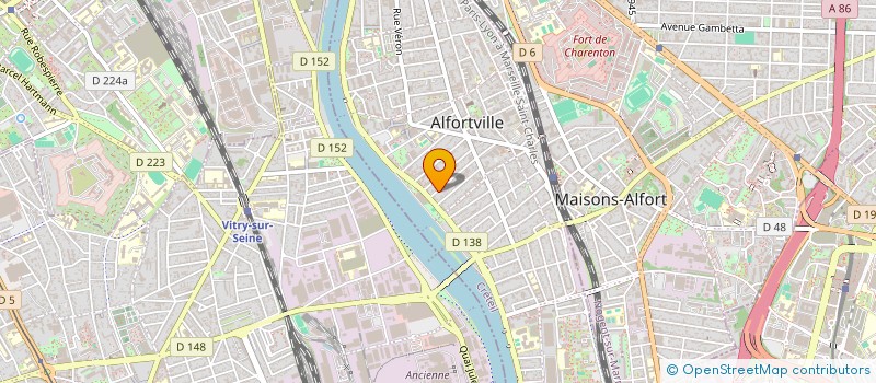 localisation de l'entreprise SOC TRANSPORTS DAMIC  ALFORTVILLE