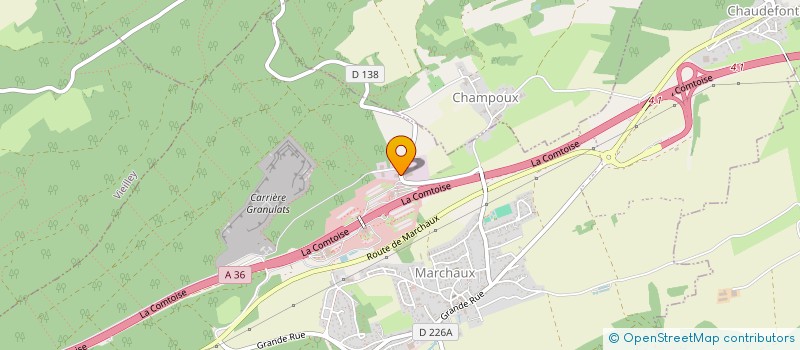 localisation de l'entreprise SOC TRANSPORTS ENTREPOSAGE ET LOCATION  MARCHAUX-CHAUDEFONTAINE