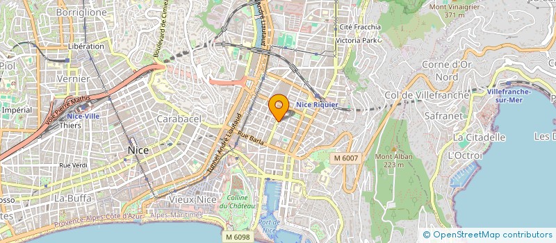 localisation de l'entreprise SOC TRANSPORTS GAMA à NICE