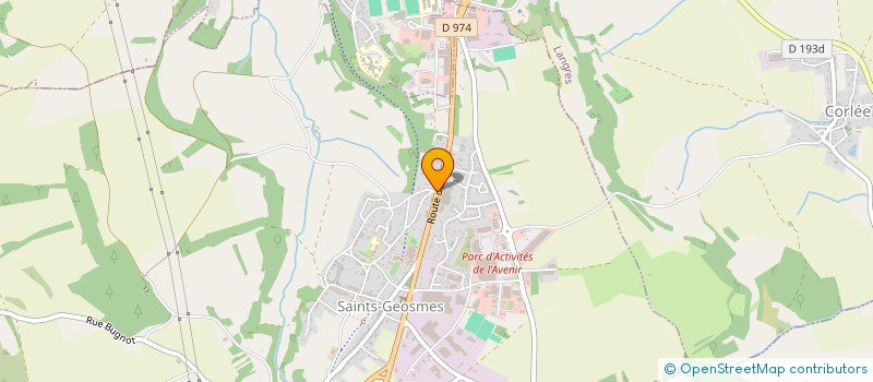 localisation de l'entreprise SOC TRANSPORTS LESSERTEUR à SAINTS-GEOSMES