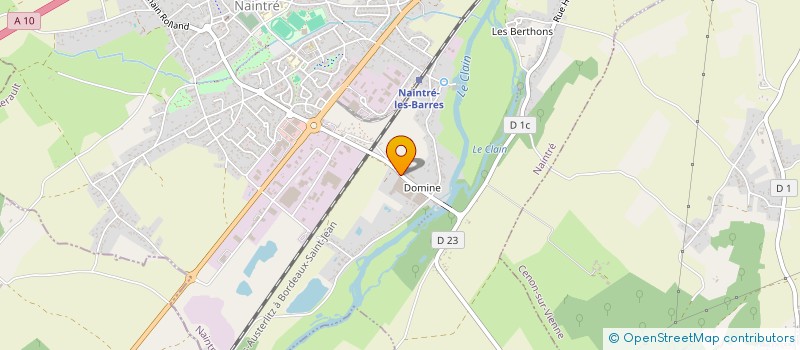 localisation de l'entreprise SOC TRANSPORTS NAINTREENS SERGE LAGEON à NAINTRE