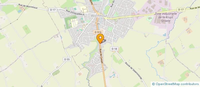 localisation de l'entreprise SOC.TRANSPORTS NORD MEDITERRANEE  WORMHOUT