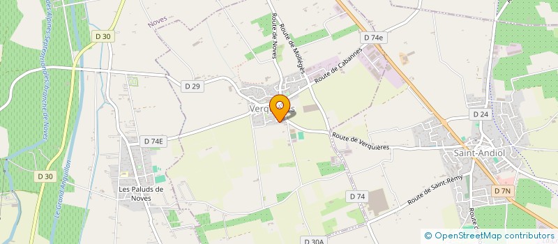 localisation de l'entreprise SOC TRANSPORTS PEREZ  VERQUIERES