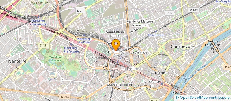 localisation de l'entreprise SOC TRANSPORTS PETROLIERS PAR PIPELINE à PUTEAUX