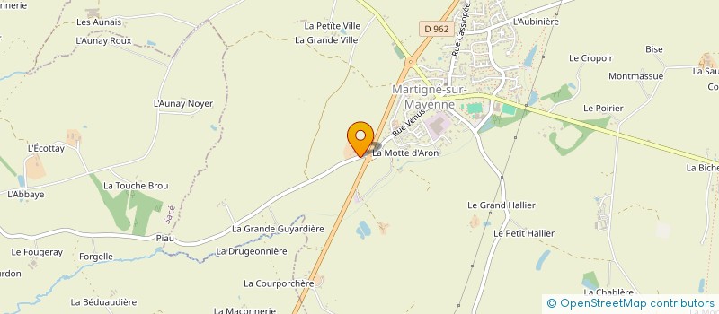 localisation de l'entreprise SOC TRAVAUX AGRICOLES MARTIGNEEN à MARTIGNE-SUR-MAYENNE